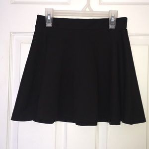 Black skater skirt